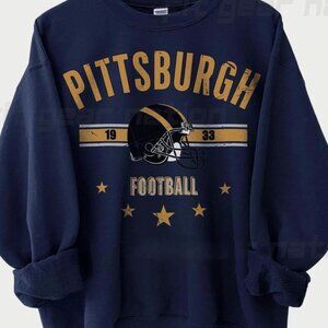 Vintage Pittsburgh Steelers Sweatshirt Retro NFL Fan 1933, Unisex Game Day